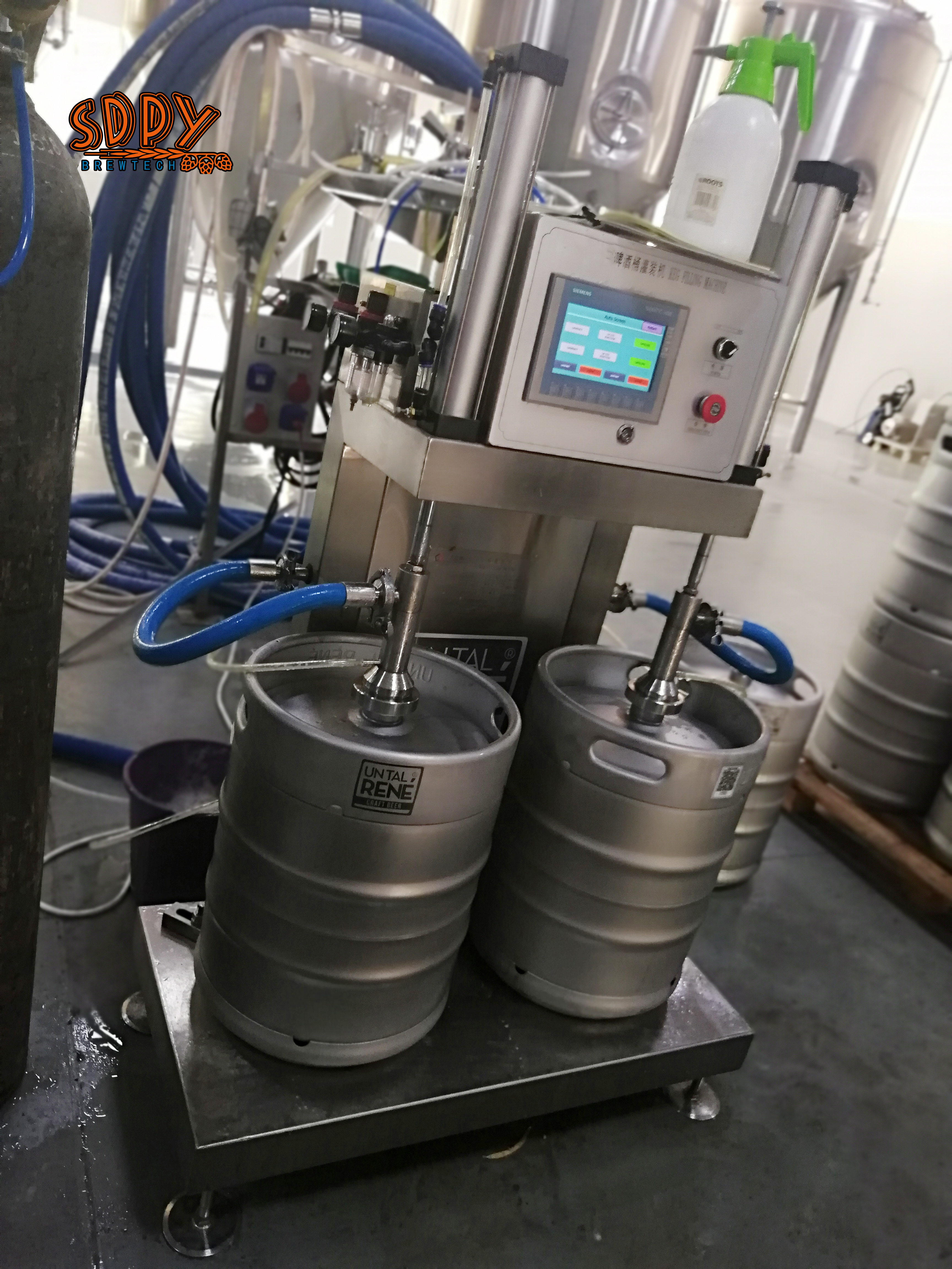 Keg Filling Machine, 1&2 head with Control Panel 