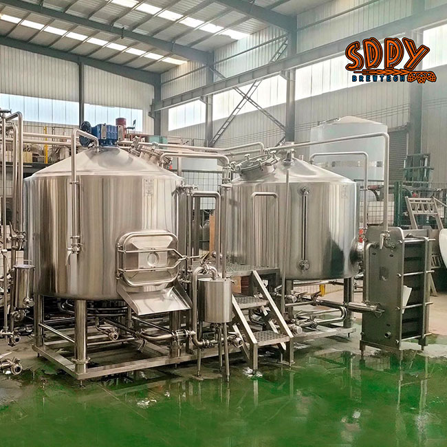 2000l Steam Heated Brewhouse 2/3/4 Vessels System