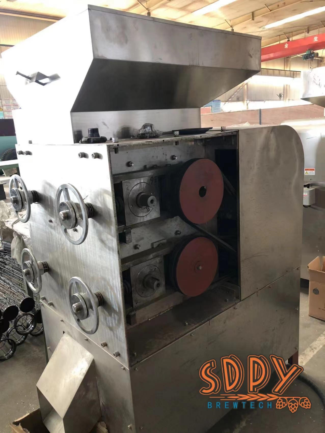 4 roller malt mill machine 