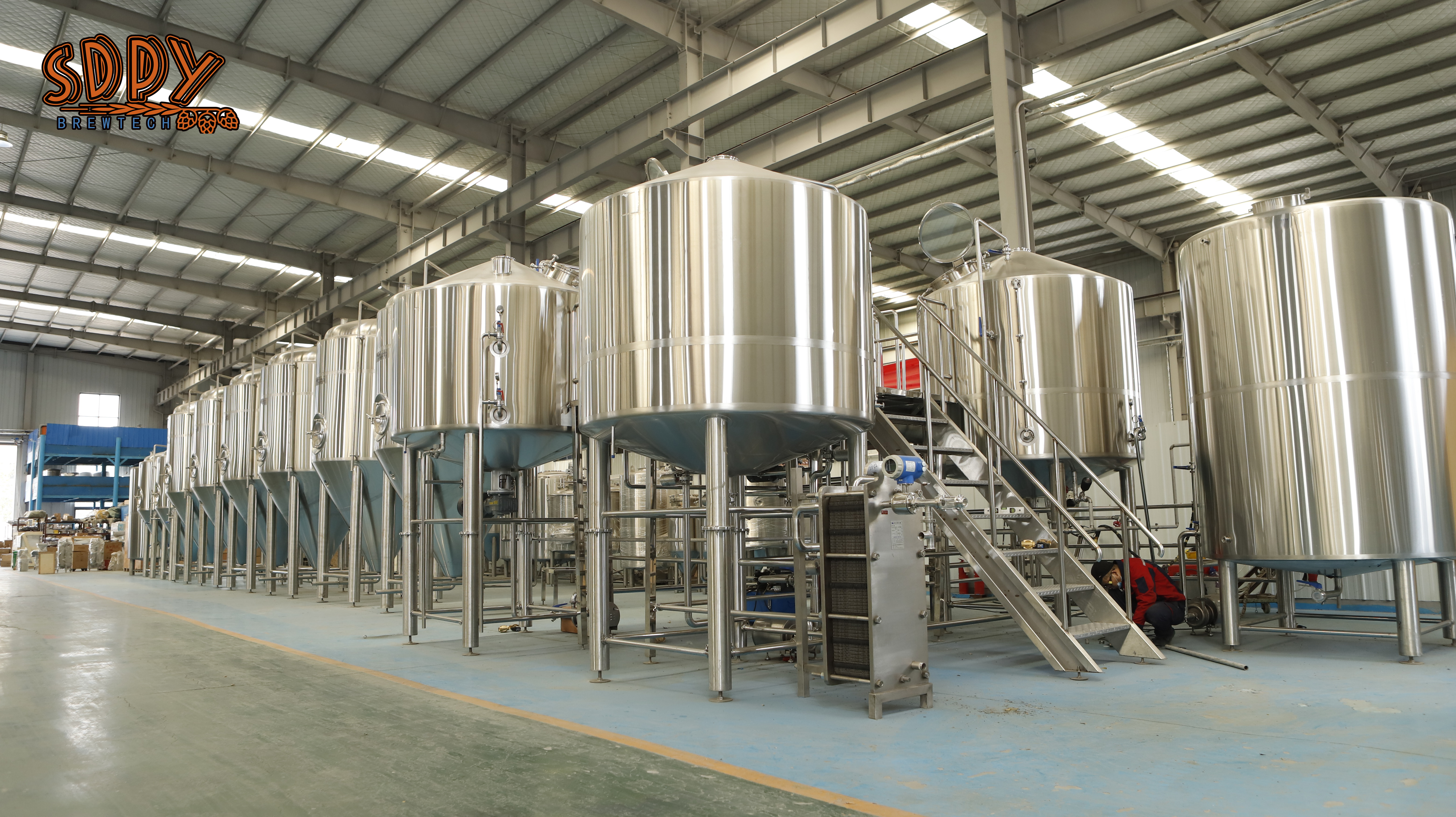 3000L brewhouse-4vessels