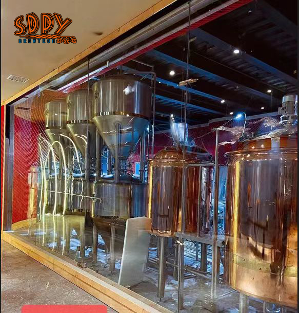 300l brewery with copper brewhouse