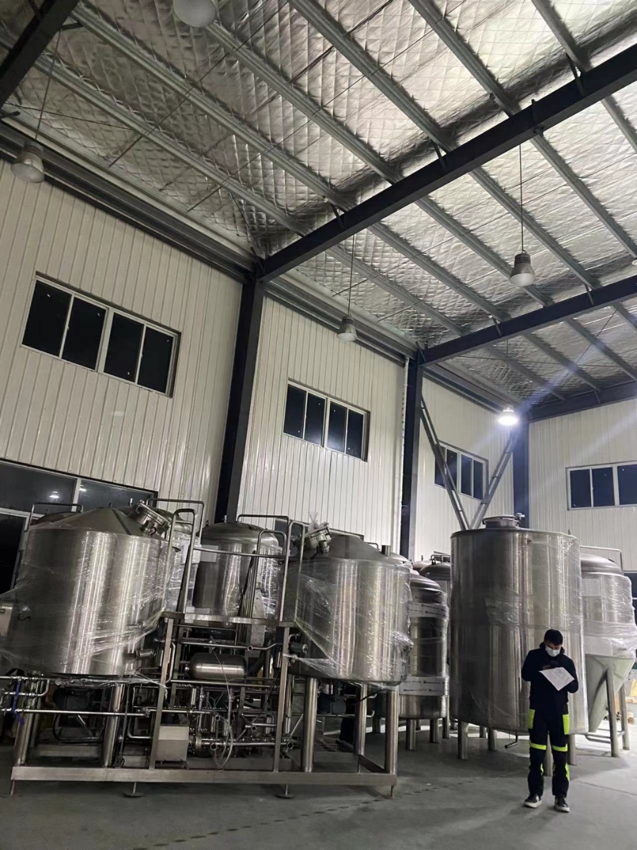 1000L Per Batch Beer Brewing System Complete Plant 