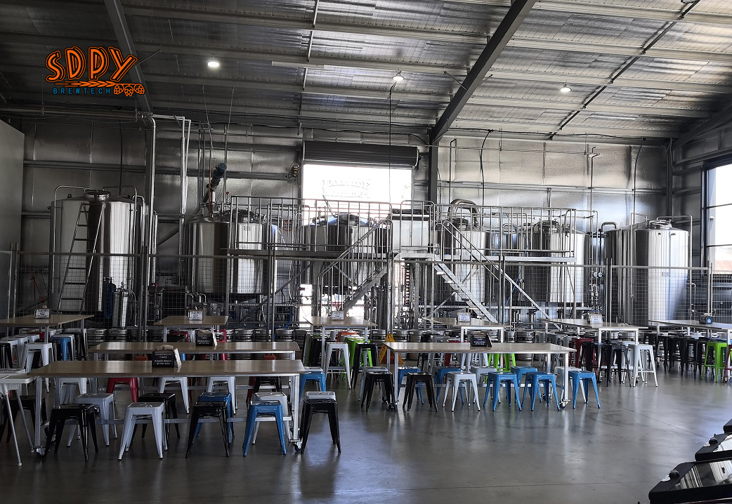 4000L Beer Brewing System turnkey project