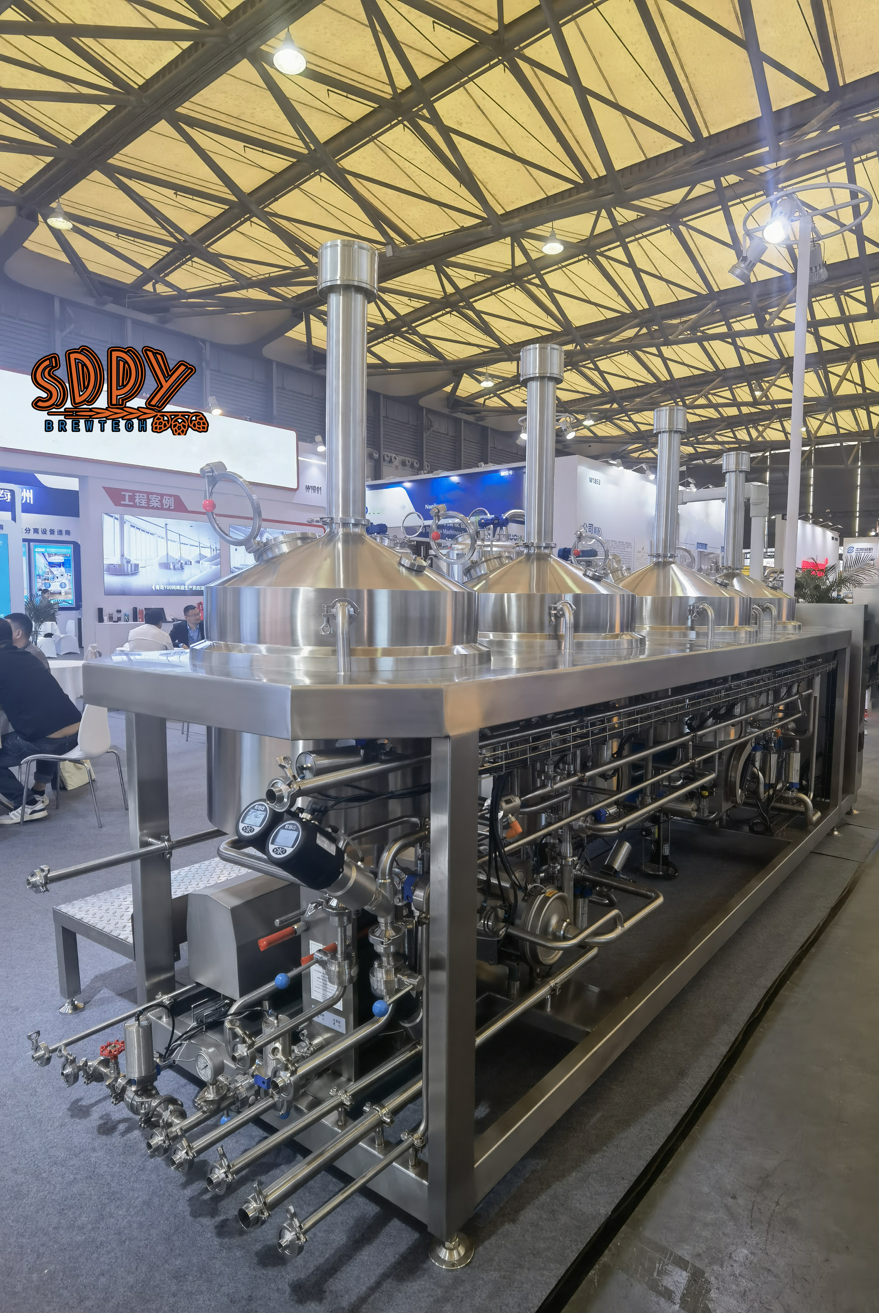 100l 4 Vessels Pilot Brewhouse, 100l Brewhouse
