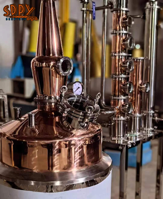 Distilling equipment, distillery 