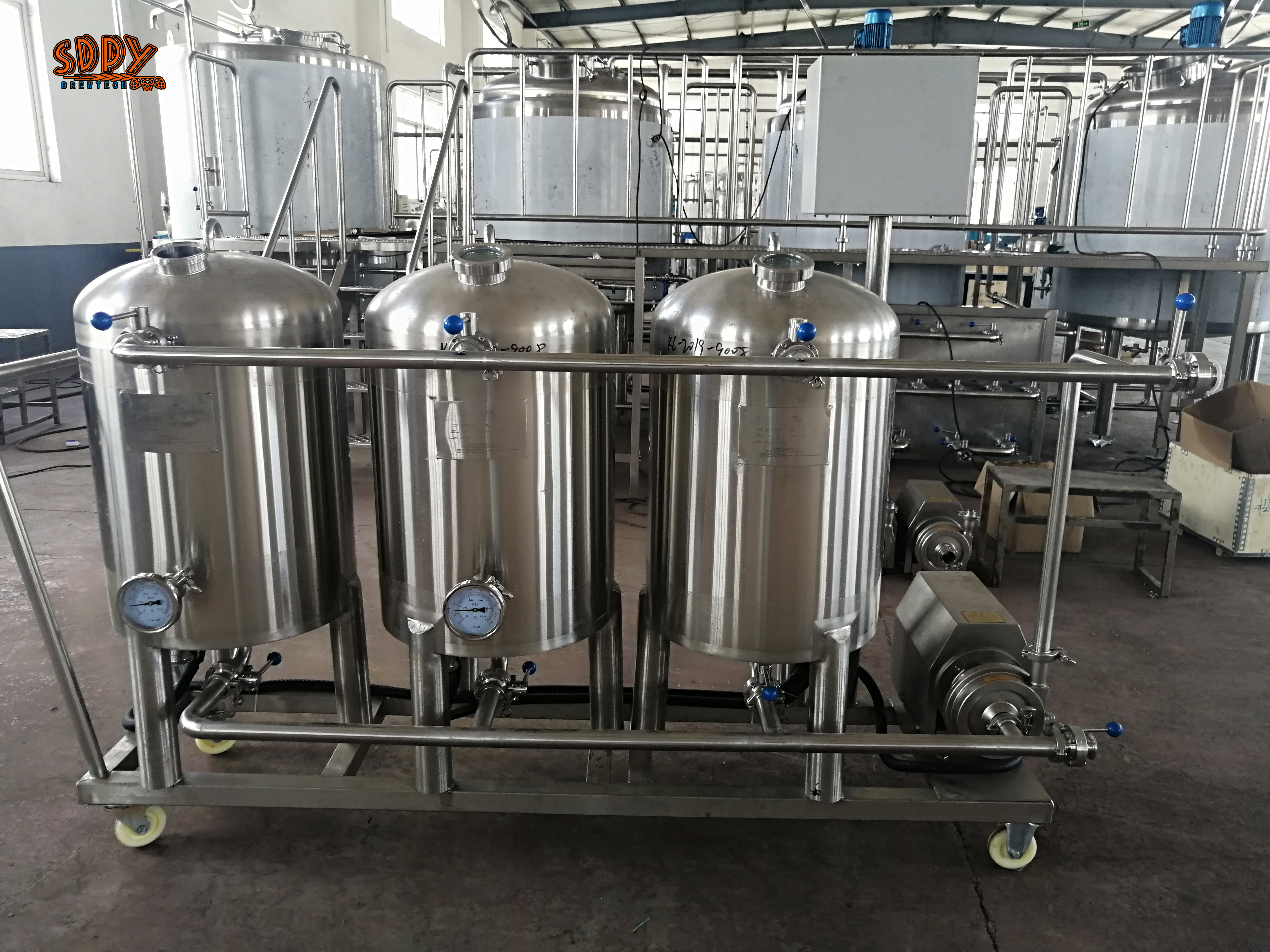Cleaning in Place (CIP) cleaning system 100l 200l 300L etc
